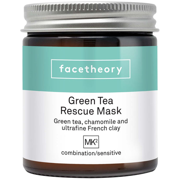 Maschera Viso al Tè Verde MK2 con Argilla Caolino, Camomilla, Vitamina C e Avocado