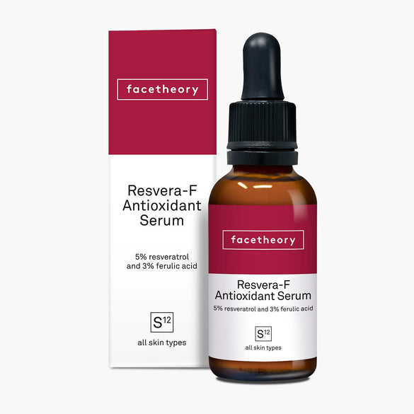Resvera-F Siero antiossidante S12 con 5% di Resveratrolo, 3% di Acido Ferulico e Micah